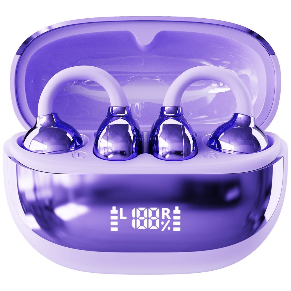 G-Tab TWS Clip2 Pro - In Ear Headphones - Up to 6 -7 hours - Bluetooth 5.4 - Purple – 27,250 IQD Iraq