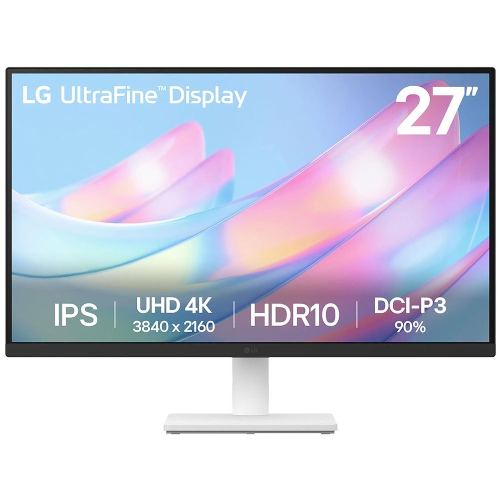 LG Monitor LG 27US500 W - 27 inch 4K UHD - 5ms - White 27 inch
