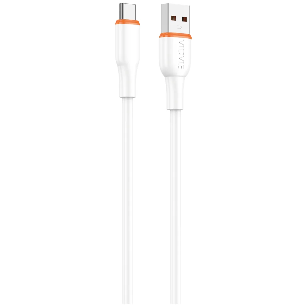 VIDVIE VIDVIE CB4031T - Cable USB-A To USB-C - 1 m - White 1m