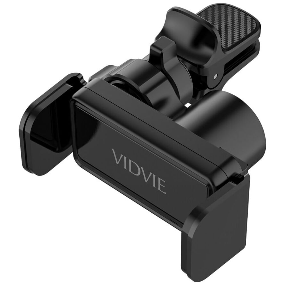VIDVIE - Automatic Electric Car Phone Holder - One-Touch Clamp - Type-C Charging - Smart Adjustable Fit - Black – 49,000 IQD Iraq