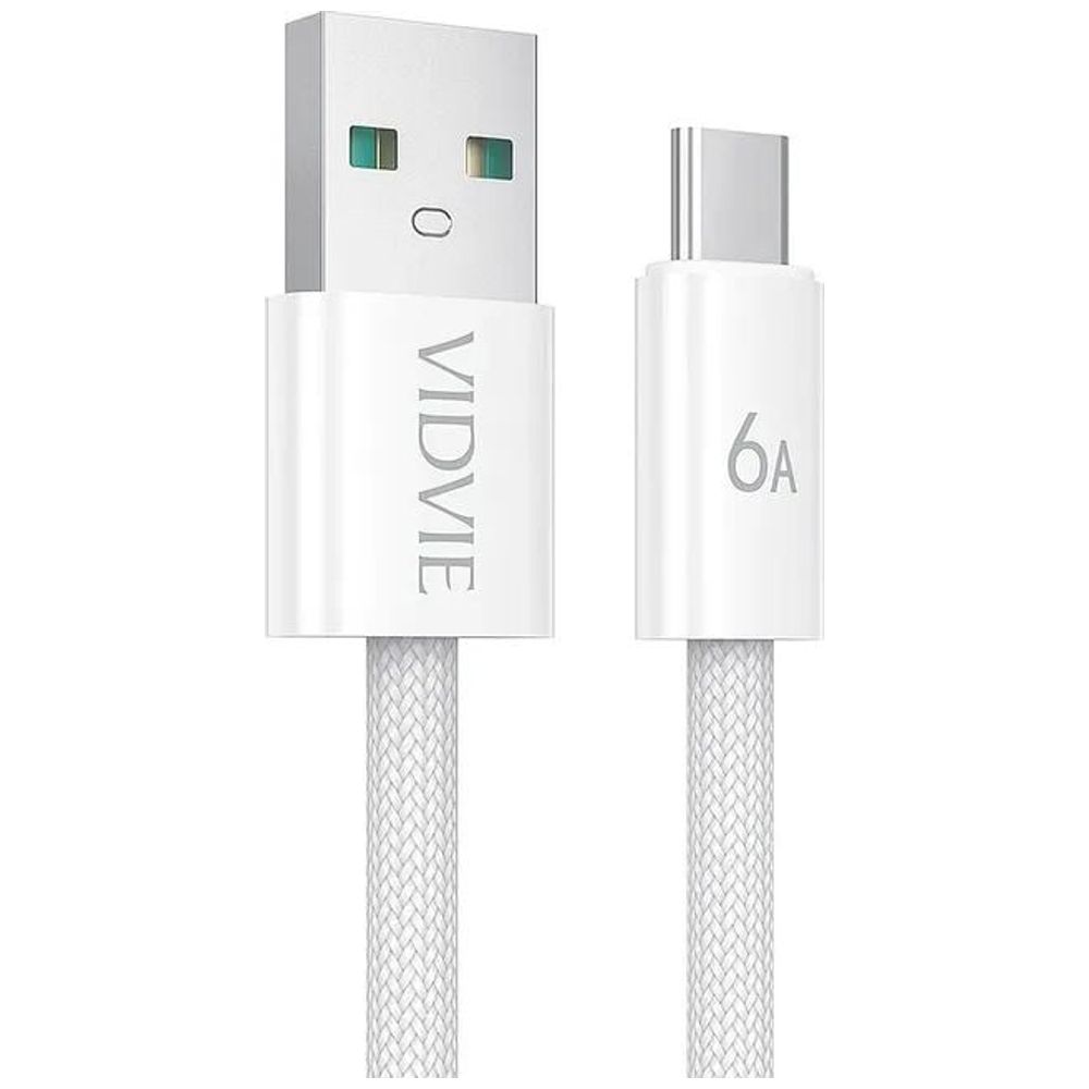 VIDVIE VIDVIE CB4011T - Cable USB-A To USB-C - 1.2 m - White 1.2 m