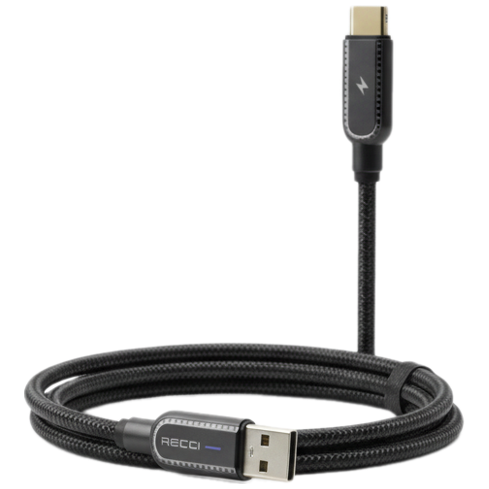 Recci Recci - USB-C to Lightning Cable - 20W - Fast Charging & Data - Black 20W – 16,250 IQD Iraq