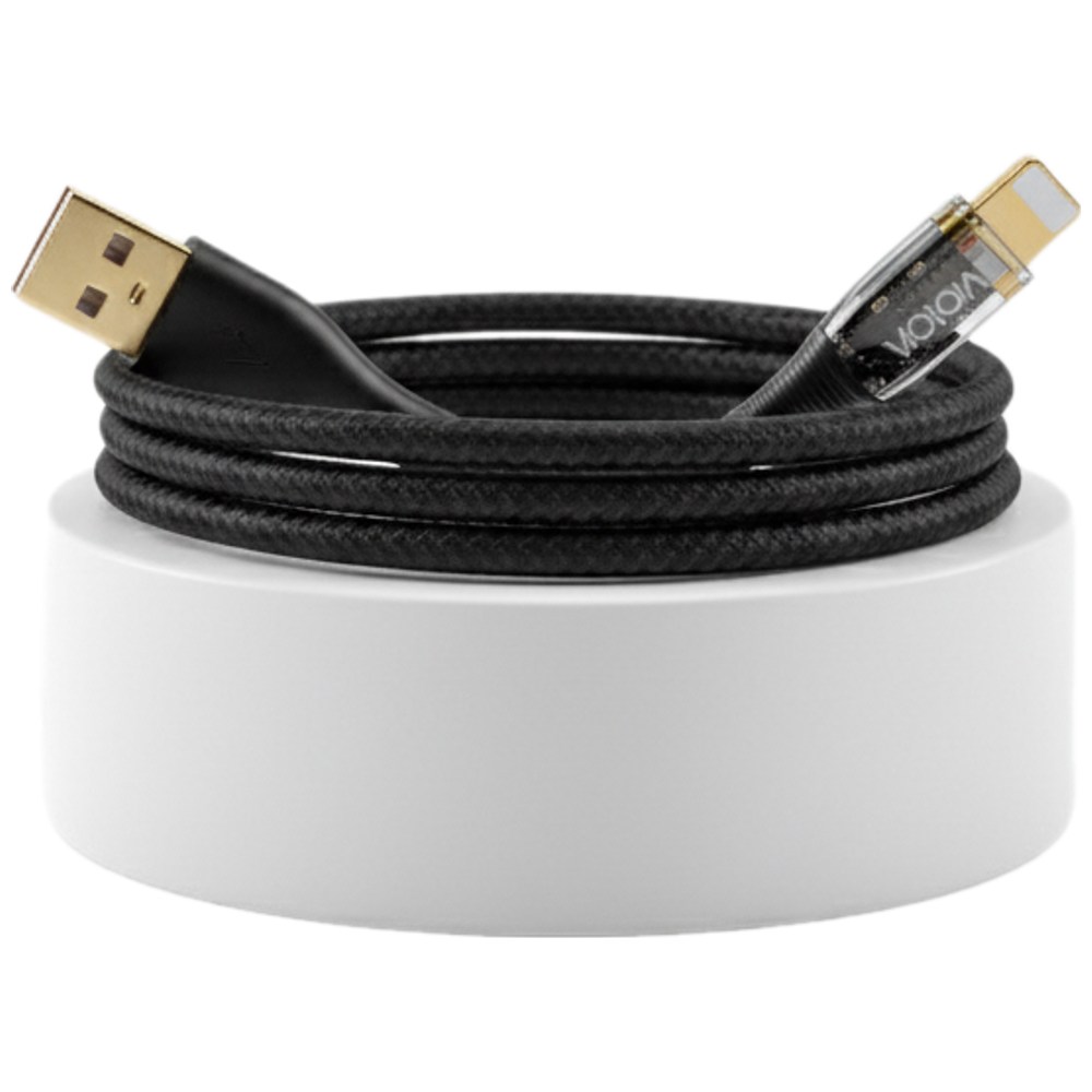 VISION - USB-A to Lightning Cable - Super Fast Charging - 3A - Black 3A – 19,000 IQD Iraq