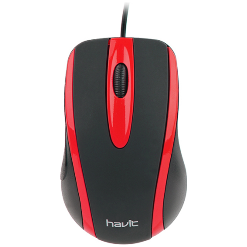 Havit Havit HV-MS753 Wired Mouse - 1.35m Cable - 1000 DPI - Black – 15,000 IQD Iraq