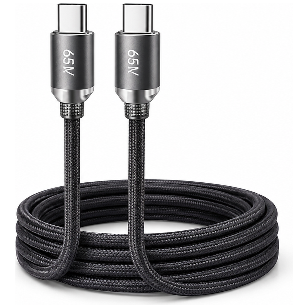 BAZ USB-C to USB-C Cable - 2m - 65W - White 2m – 22,000 IQD Iraq