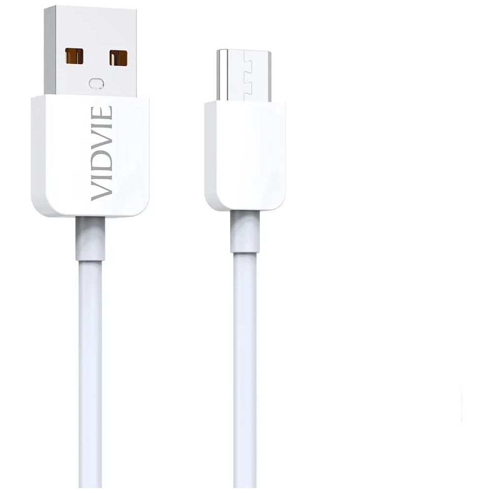 VIDVIE VIDVIE CB412V2 - Cable USB-A To Micro USB - 1 m - White 1m
