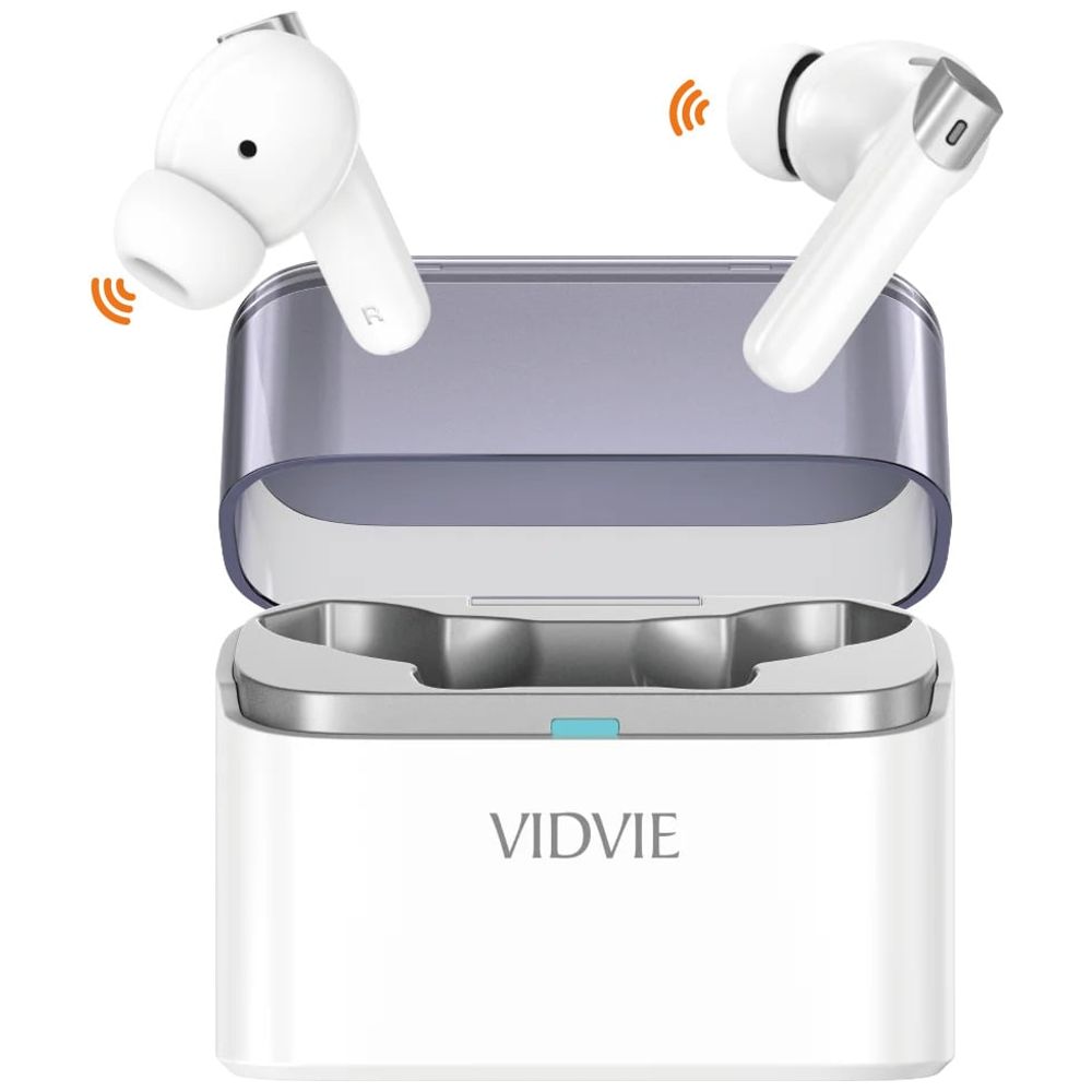 VIDVIE VIDVIE OWS – Open-ear Wireless Earbuds – White