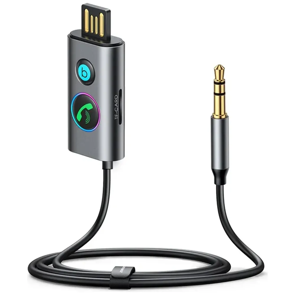 Joyroom Joyroom Wireless Audio Receiver - Converts wired devices to Bluetooth - 10M range - Powerful Bass Mode - LED - Black 10M