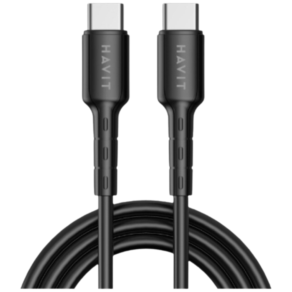 Havit Havit CB6254 - Cable USB-C To USB-C - 1 m - 60W - Black 1m, 60W – 15,000 IQD Iraq