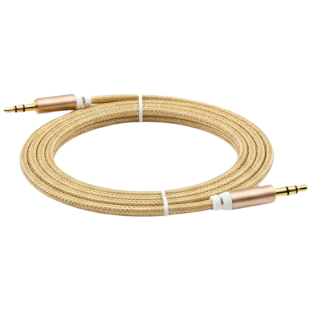 Allison Allison ALS C102 - Cable AUX To AUX - 1 m - Yellow 1m
