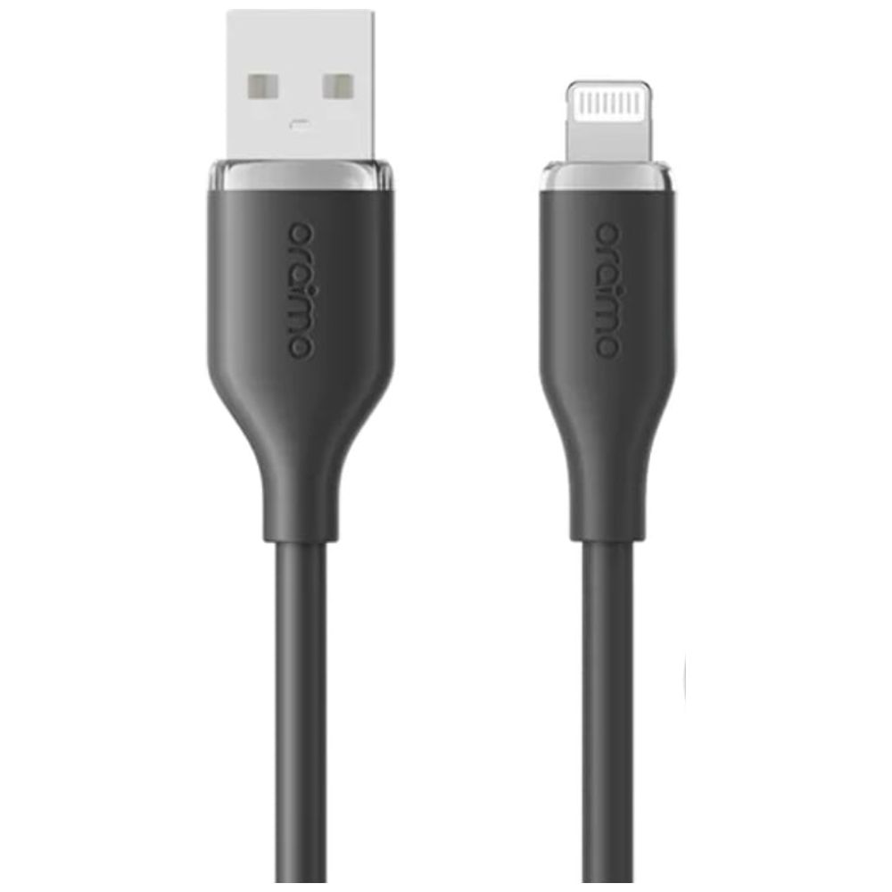 Oraimo Oraimo USB to Lightning Cable - 1 Meter - 12W Power - Charging and Data Transfer - Black 1m