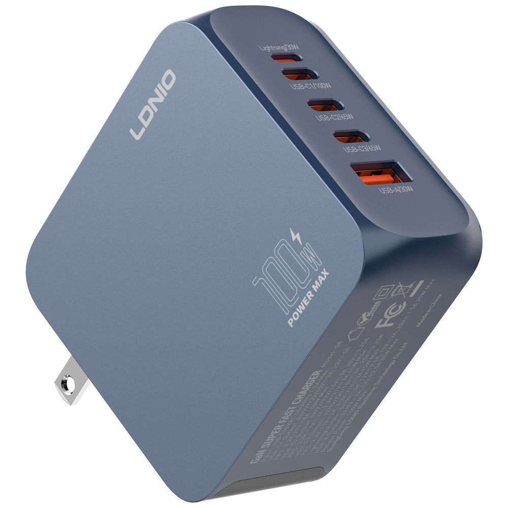 LDNIO LDNIO Q8 - Wall Charger - 100W Fast Charging - Blue 100W – 50,000 IQD Iraq
