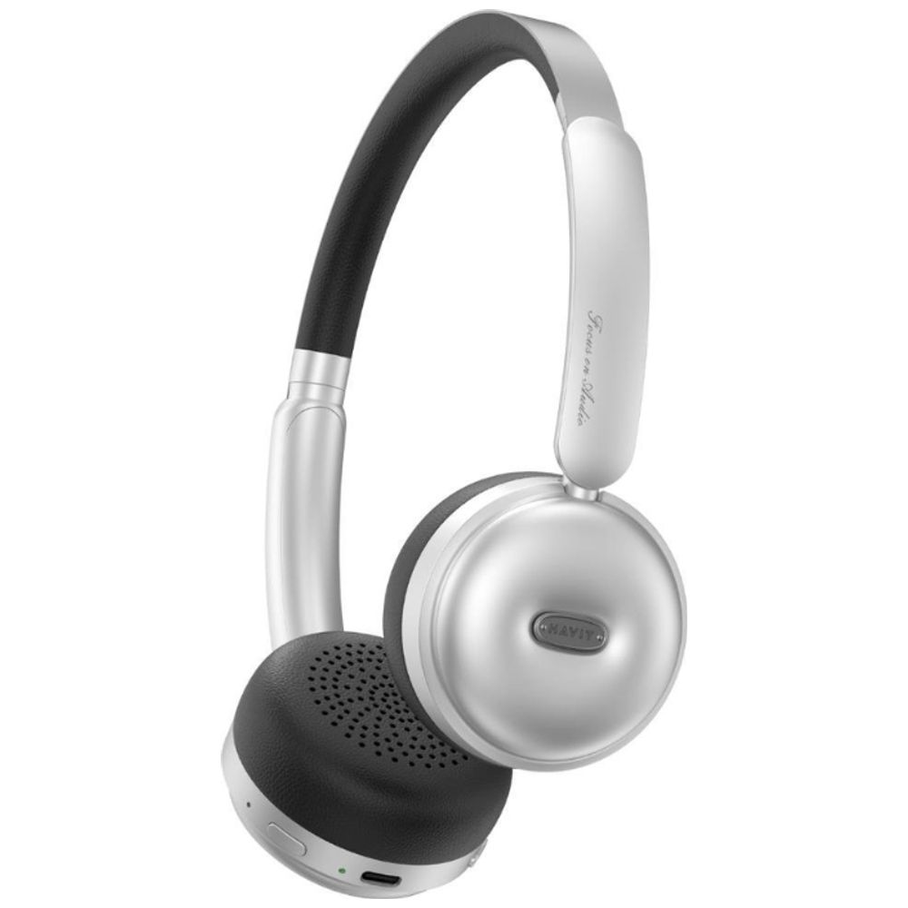 Havit Havit H616BT - Bluetooth Headphone Over Ear - Up To 30 hours - Bluetooth 5 - Silver 30 hours – 37,000 IQD Iraq
