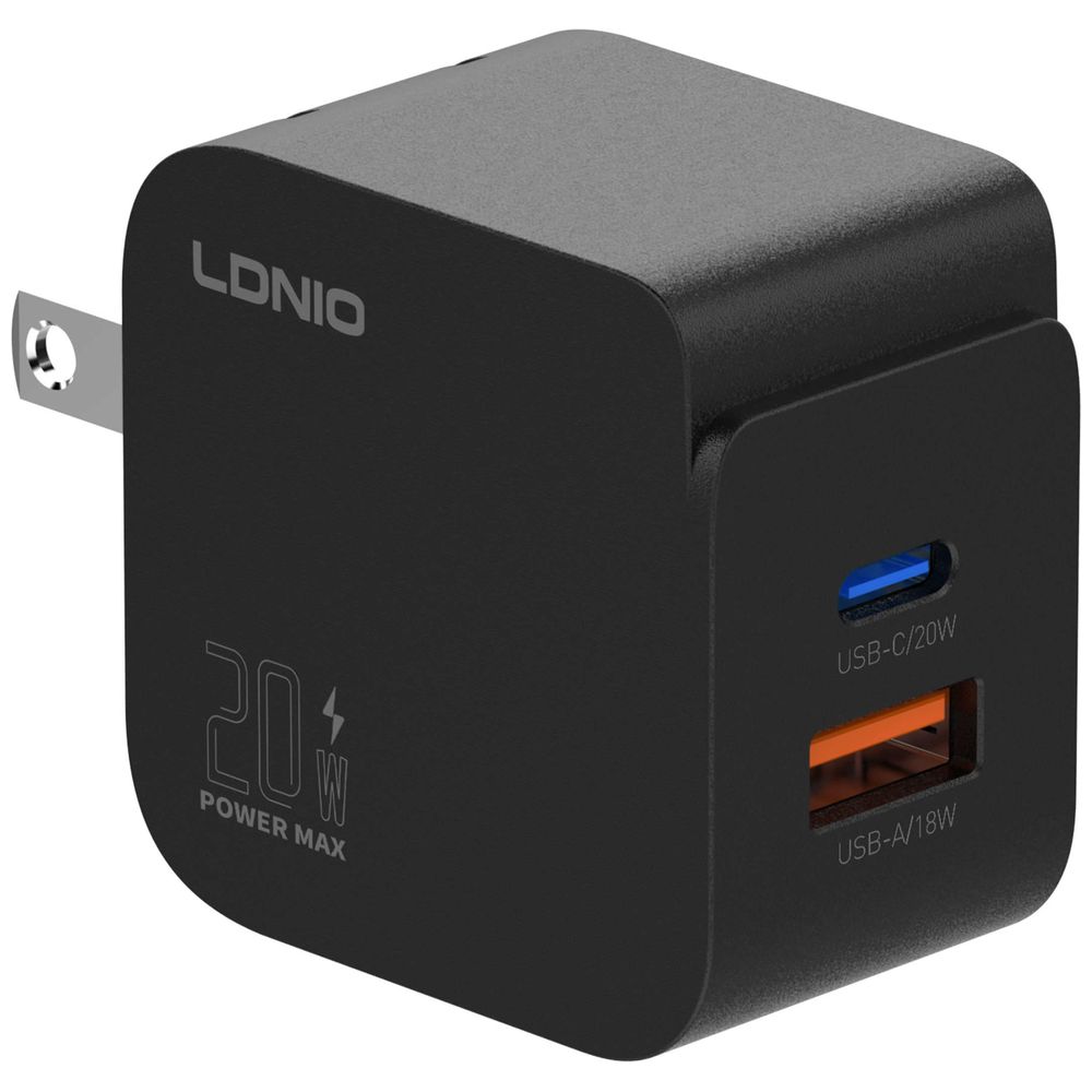 LDNIO LDNIO Q1 Wall Charger - 20W - Black 20W – 20,000 IQD Iraq