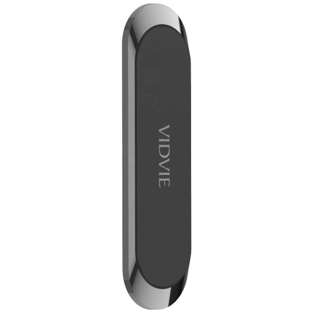 VIDVIE VIDVIE - Mobile Phone Magnetic Sticker - Strong 6N Magnet - Universal Car Mount Compatible - Zinc Alloy & Silicone - Lightweight & Slim - Black 6N