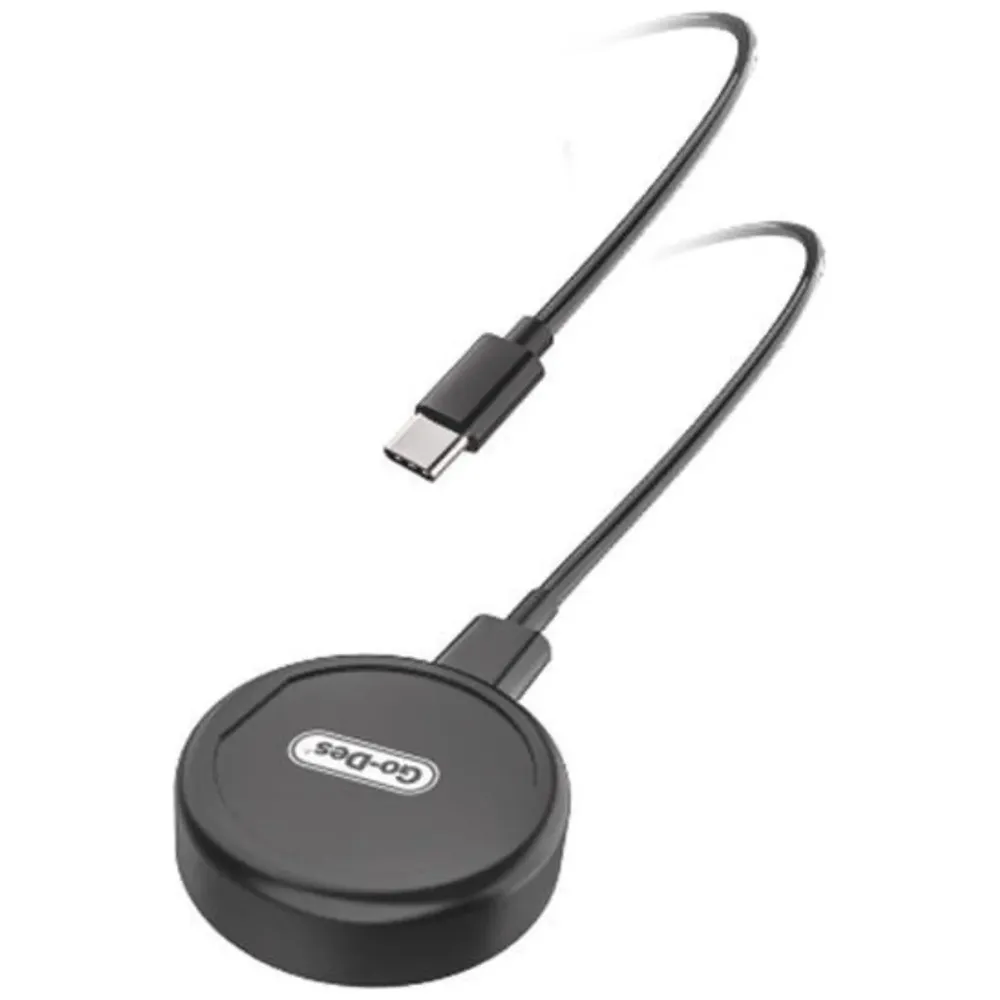 Go-Des - Galaxy Watch Magnetic Wireless Charger - 1.2 m - Black 1.2m – 23,000 IQD Iraq