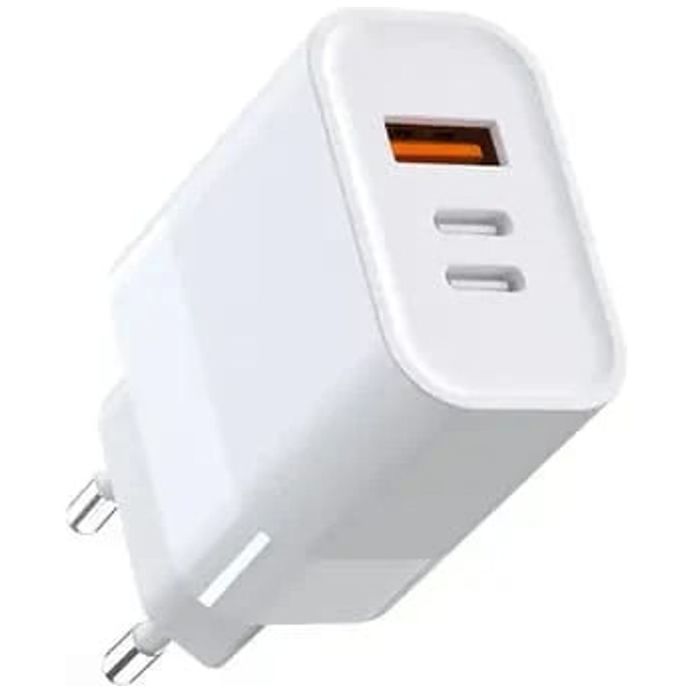 Go-Des Go-Des - Wall Charger - 65W - 3-Port PD Adapter - White 65W