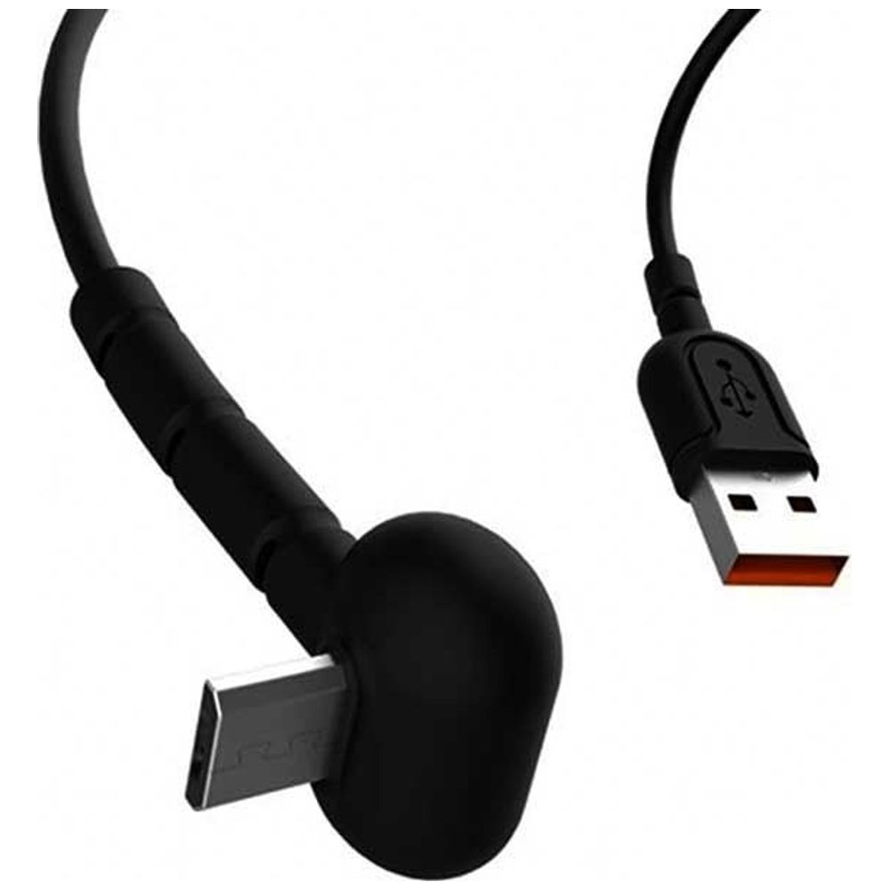 VIDVIE VIDVIE - USB-A to USB-C  Cable - Fast Charging with Built-in Stand - 2.4A Max - 1.2m - Black 2.4A, 1.2m