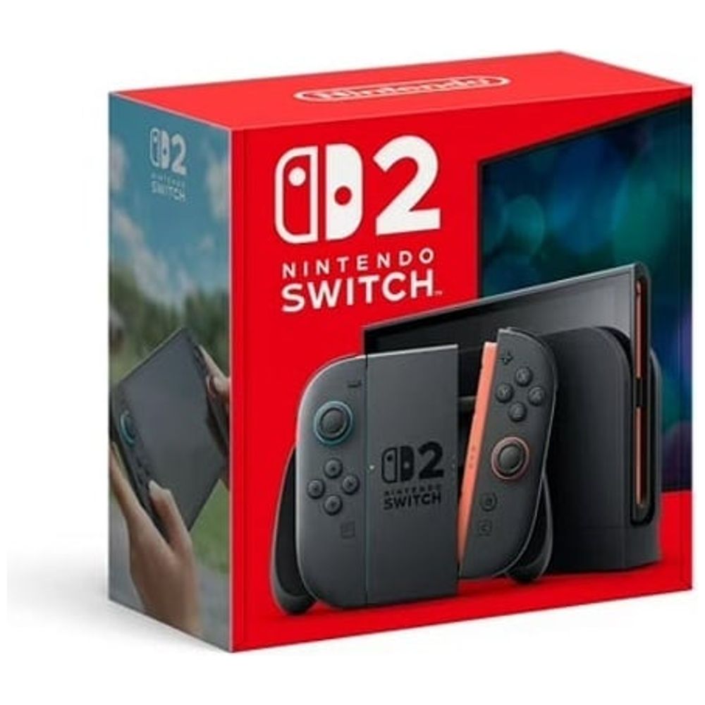 Nintendo Switch 2 - Portable Gaming Device - 7.9-inch LCD, 1080p Display - 5220 mAh - Portable & High-Performance - Black 7.9-inch LCD, 1080p, 5220mAh