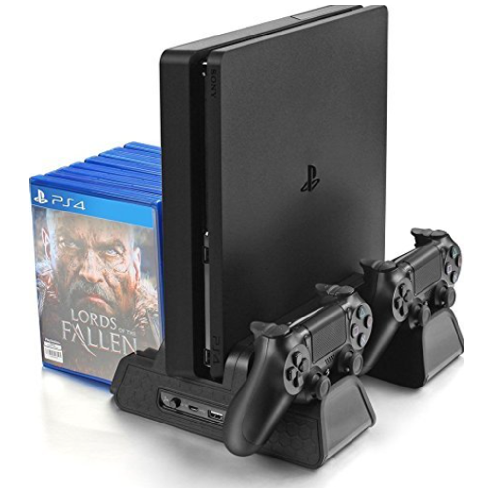 Dobe multifunction cooling and charging stand for PlayStation 4 console - USB - Black – 17,250 IQD Iraq