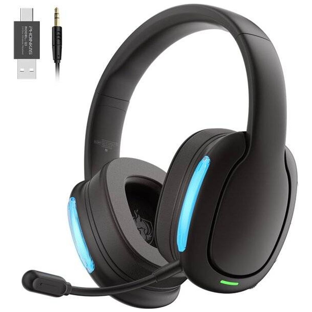 Phoinikas Q3 Over-Ear Bluetooth Headphones - 2.4GHz Connection - 3.5mm Jack - 1000mAh Battery - 40mm Speaker - Detachable Microphone 2.4G – 50,000 IQD Iraq