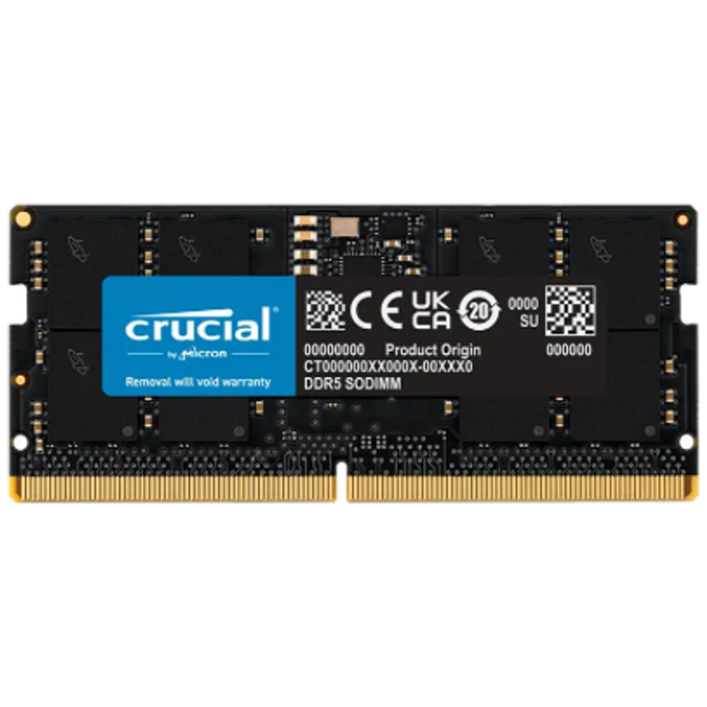 Crucial DDR5 16GB RAM - High Performance Memory for Laptops & Portable Devices - Black DDR5, 16GB – 300,000 IQD Iraq