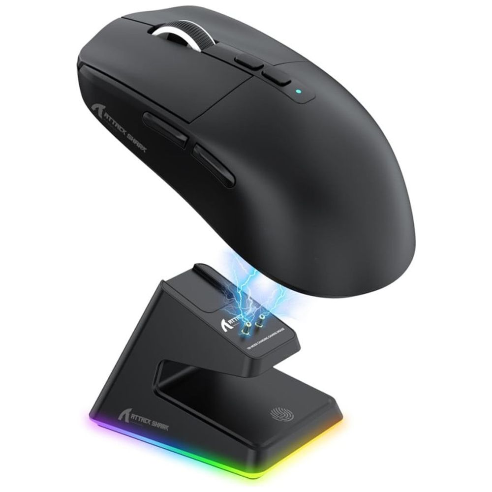 Attack Shark X6 - Wireless Gaming Mouse - RGB - 26000 DPI - Black