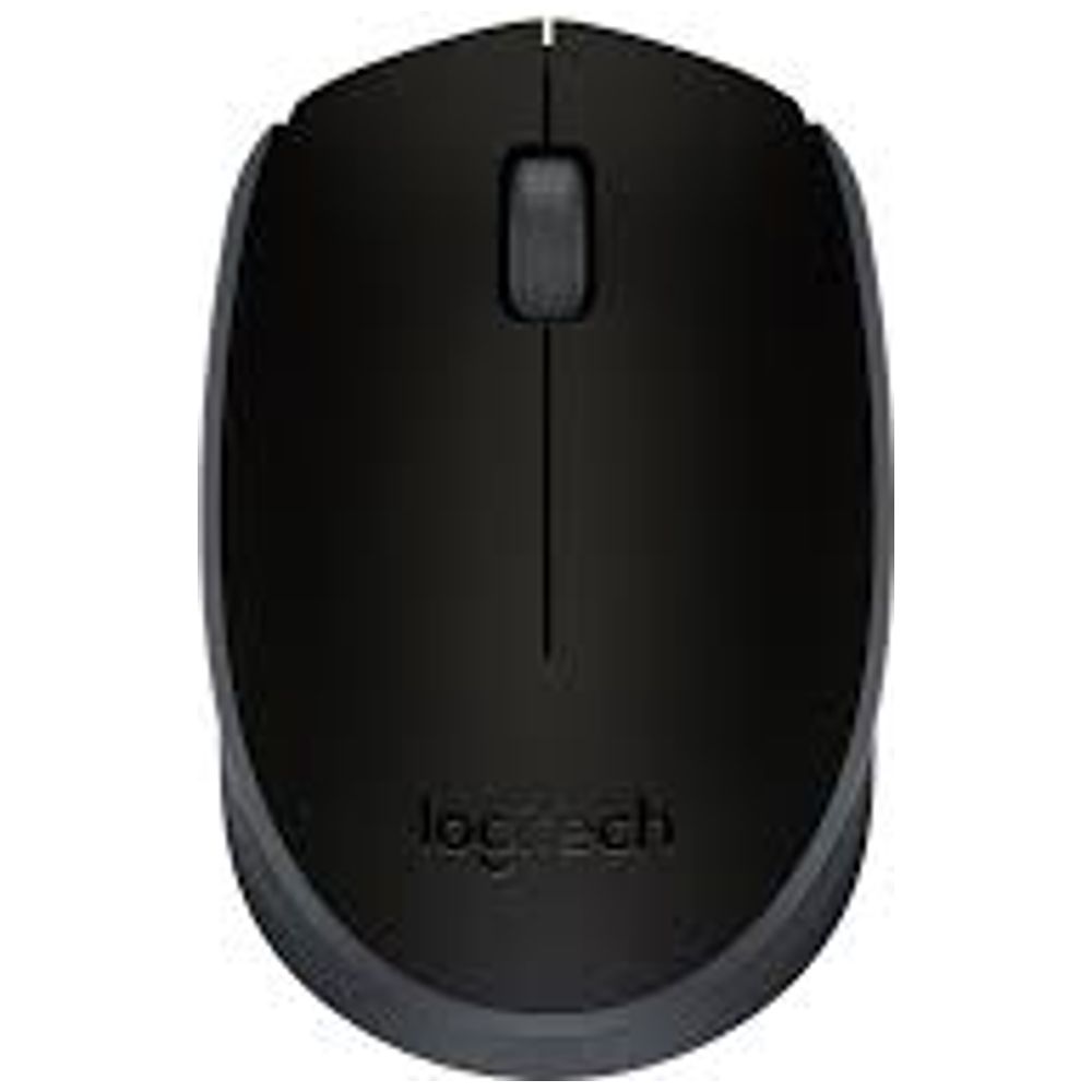 Logitech Logitech M171 Wireless Mouse - 2.4GHz USB Connection - Up to 12 Months Battery Life - Ergonomic Ambidextrous Design - Black 2.4GHz
