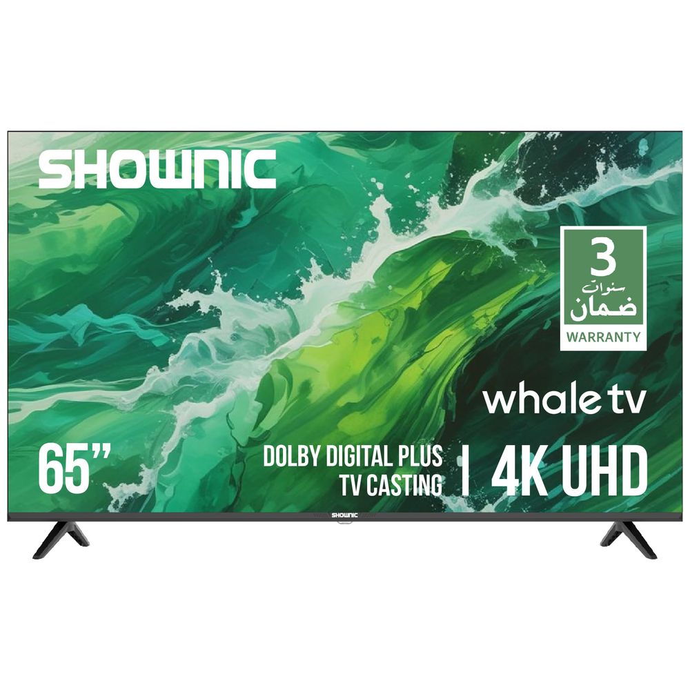 Shownic Shownic TS-65AUHWD - 65 Inch - 4K - UHD - 60HZ - Dolby Digital Plus - Whale TV-  Grey 65 inch