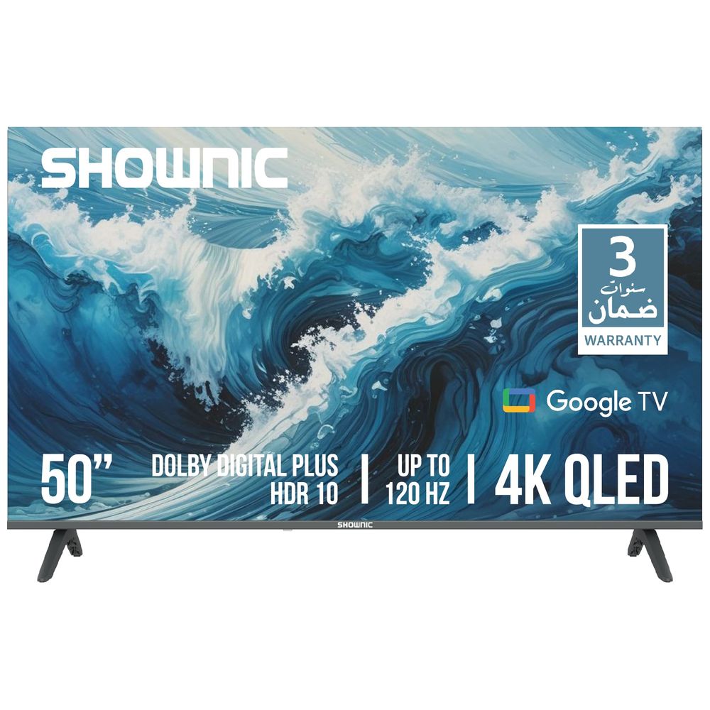 Shownic Shownic 50 Inch TS 50AUHGQ - 4K - QLED - 60Hz - Google TV 50 Inch