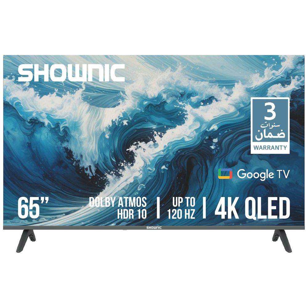 Shownic Shownic TS-65AUHGQ - 65 Inch - 4K - QLED - 120Hz - Google TV - Gray 65 Inch
