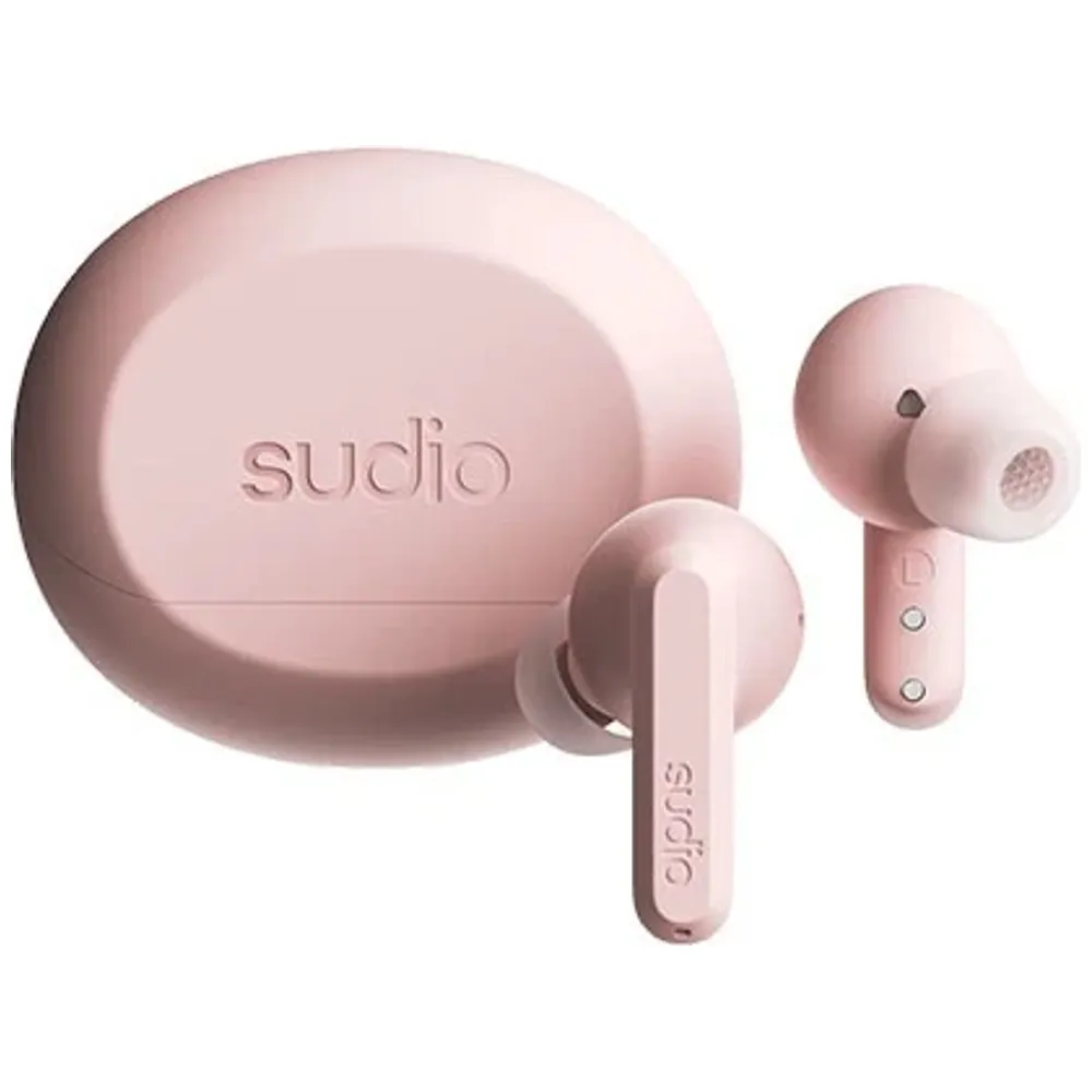 Sudio A3 PRO In-Ear Bluetooth Headphones - Active Noise Cancellation ANC - IPX4 Water Resistance - Pink ANC, IPX4 – 65,000 IQD Iraq