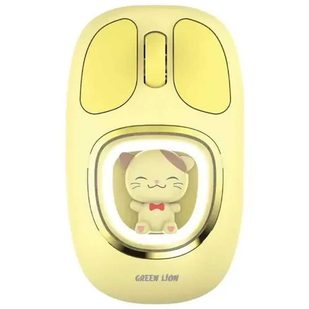 GREEN LION Green Lion Mouse - Wireless - Yellow