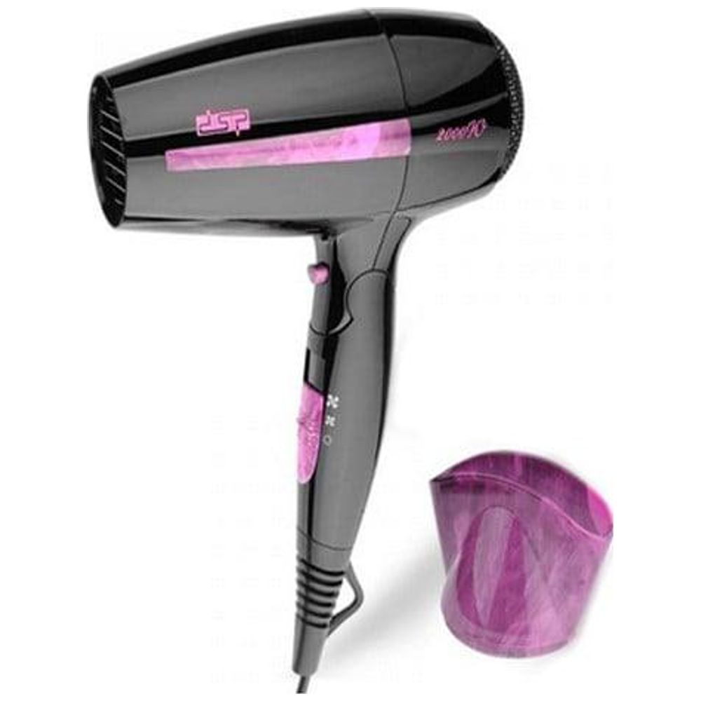 DSP DSP Travel Hair Dryer e-30026 - Black