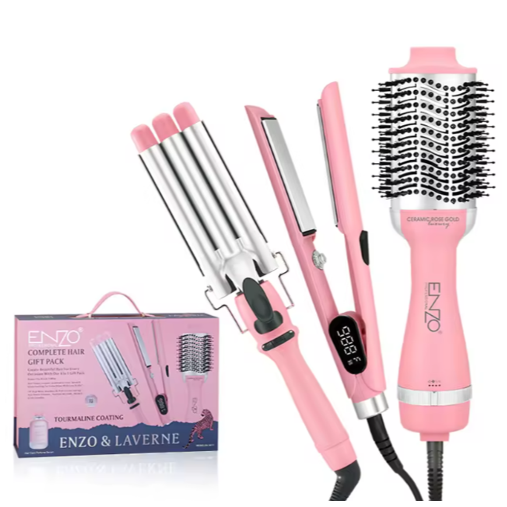 Enzo EN-5611 - Complete Hair Gift Pack - Pink