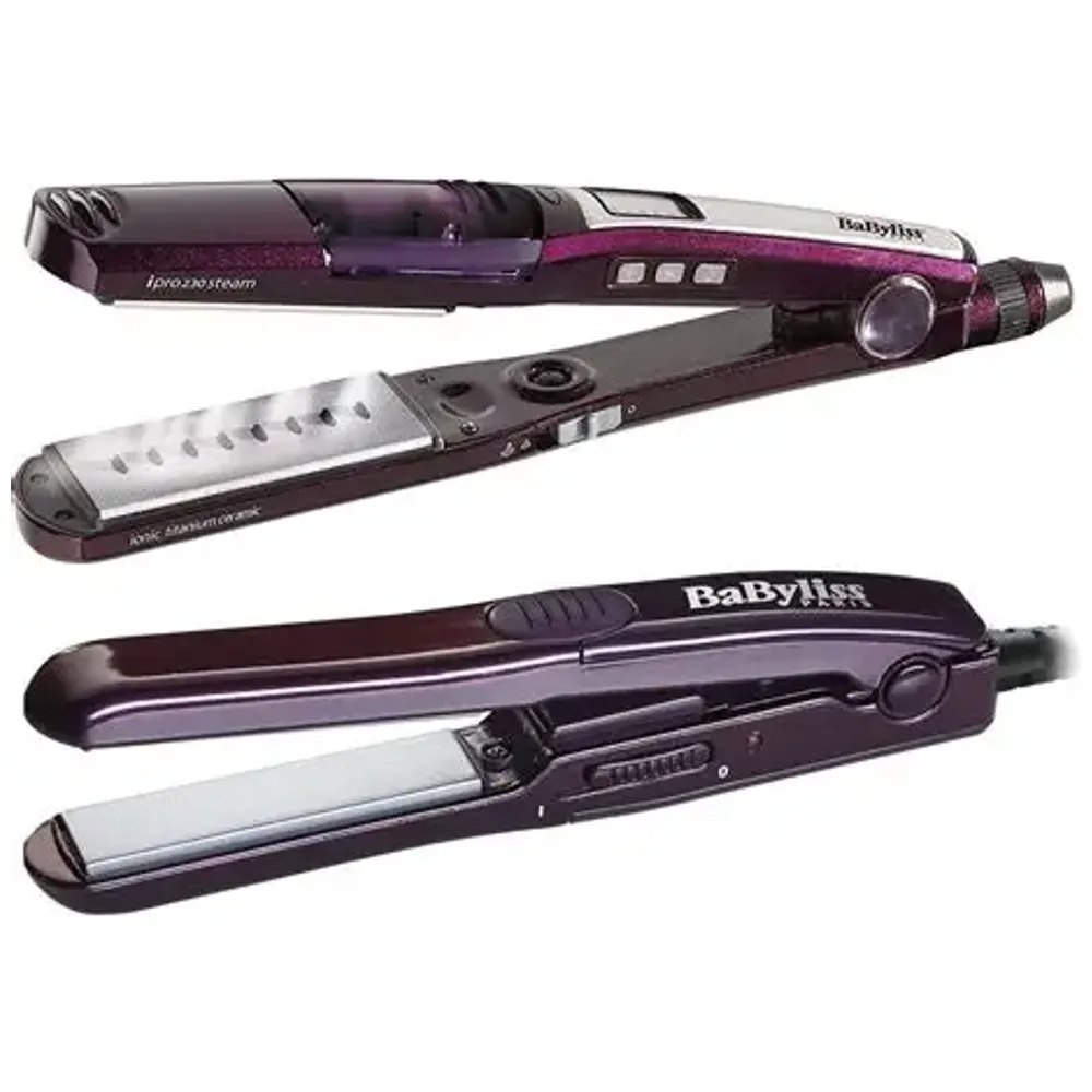 BaByliss Hair Straightener with Mini Straightener - Purple