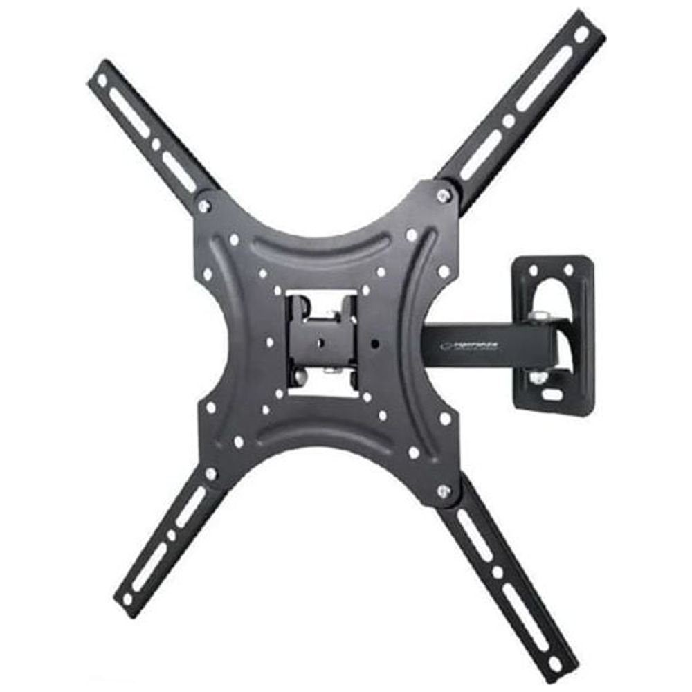 Hausberg HB H07R - Motion Metal TV Wall Mount - Up to 14 to 55 Inch - Tilt & Swivel - Black 14 to 55 Inch