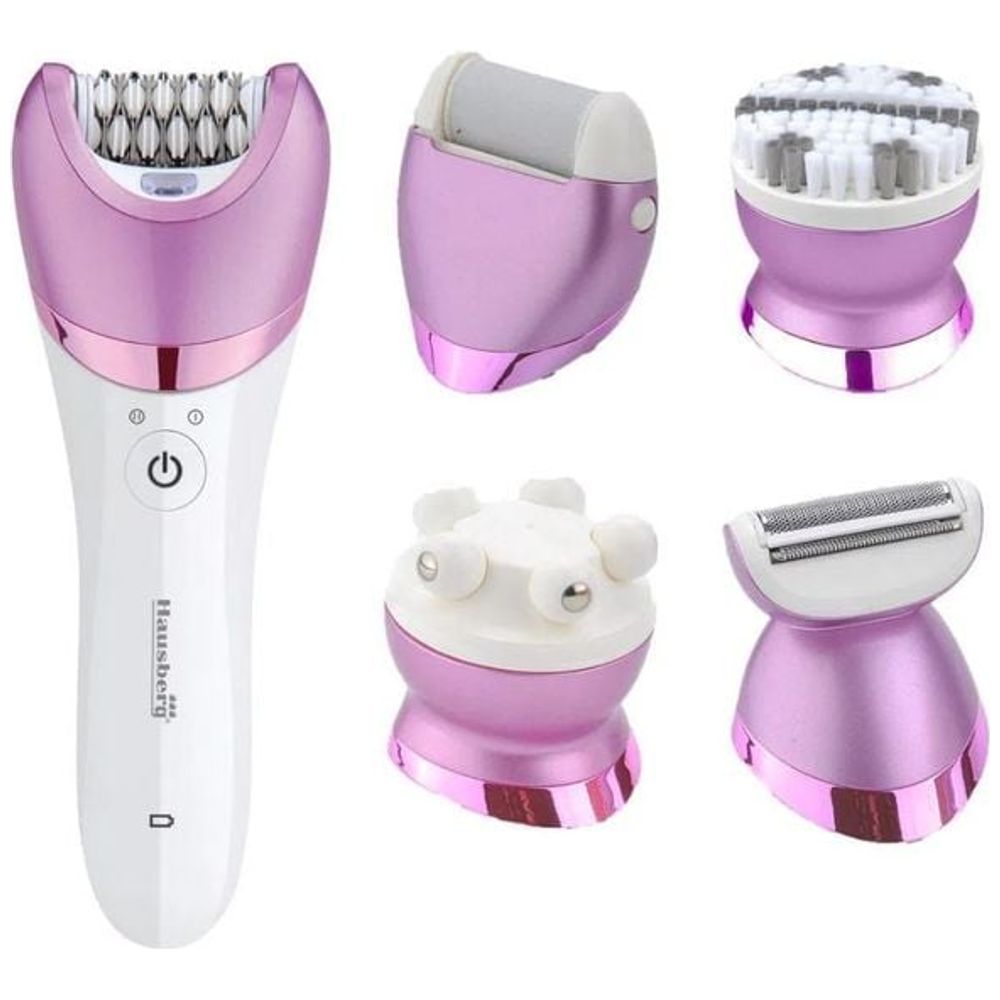 Hausberg Rechargeable Lady's Body and Facial Care Set Matte Pink