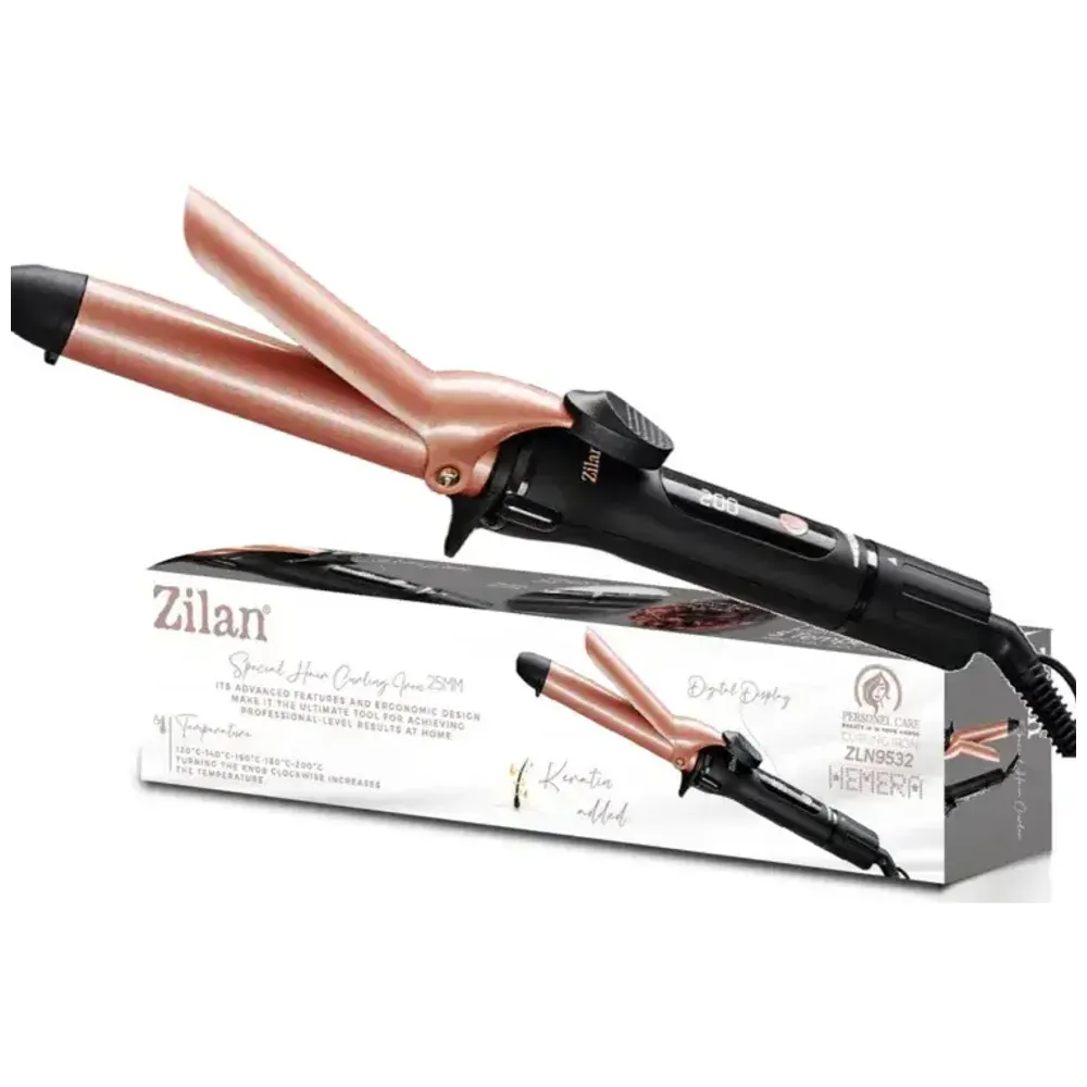 Zilan ZLN9532 - Hair Curler, 25mm - Black