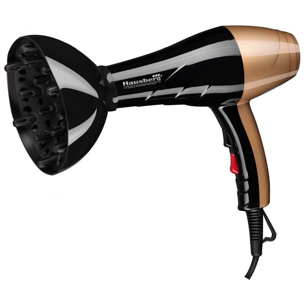 HAUSBERG HB-26GR - Hair Dryer - 2000W - Black