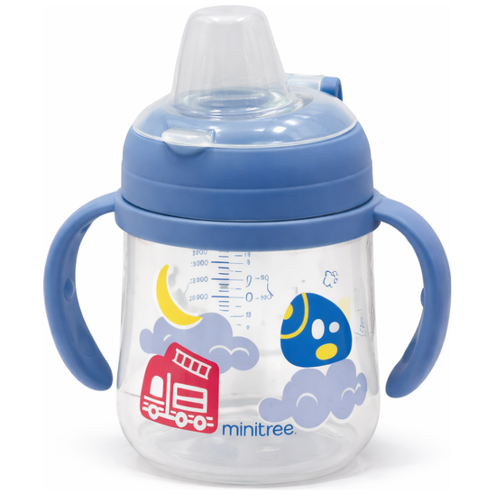 Minitree Cloud Design Cup with Handles - Blue