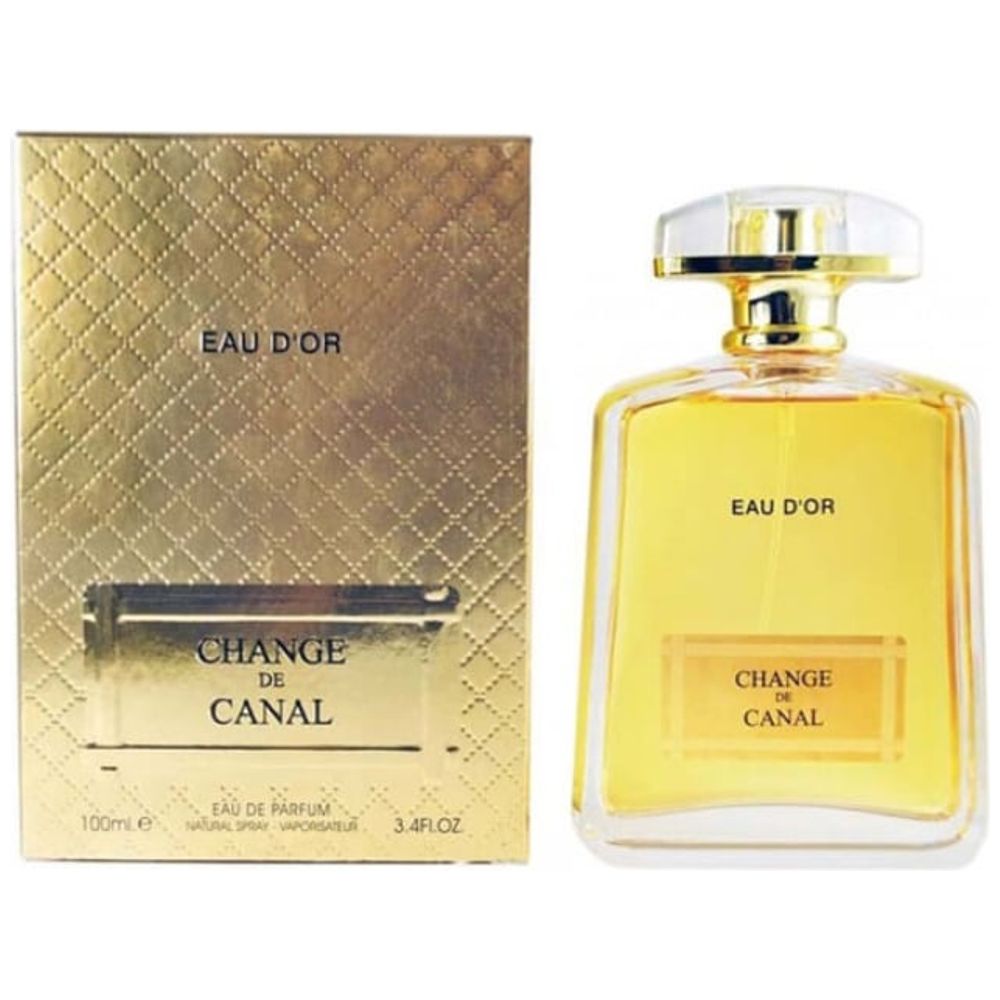 Change De Canal Eau D'or by Fragrance World For Women - Eau de Parfum, 100ml