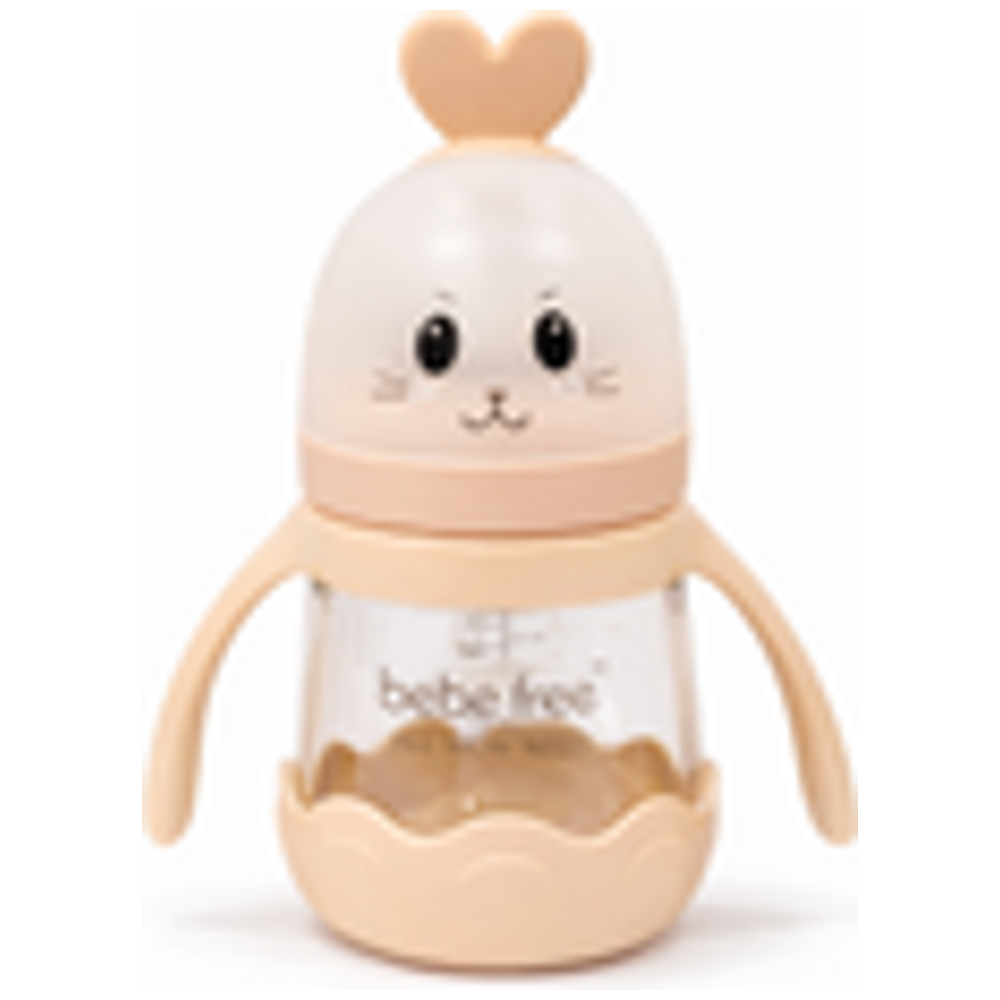 Bebe Free BB-193 - Glass Baby Bottle - 150 ml - Pink