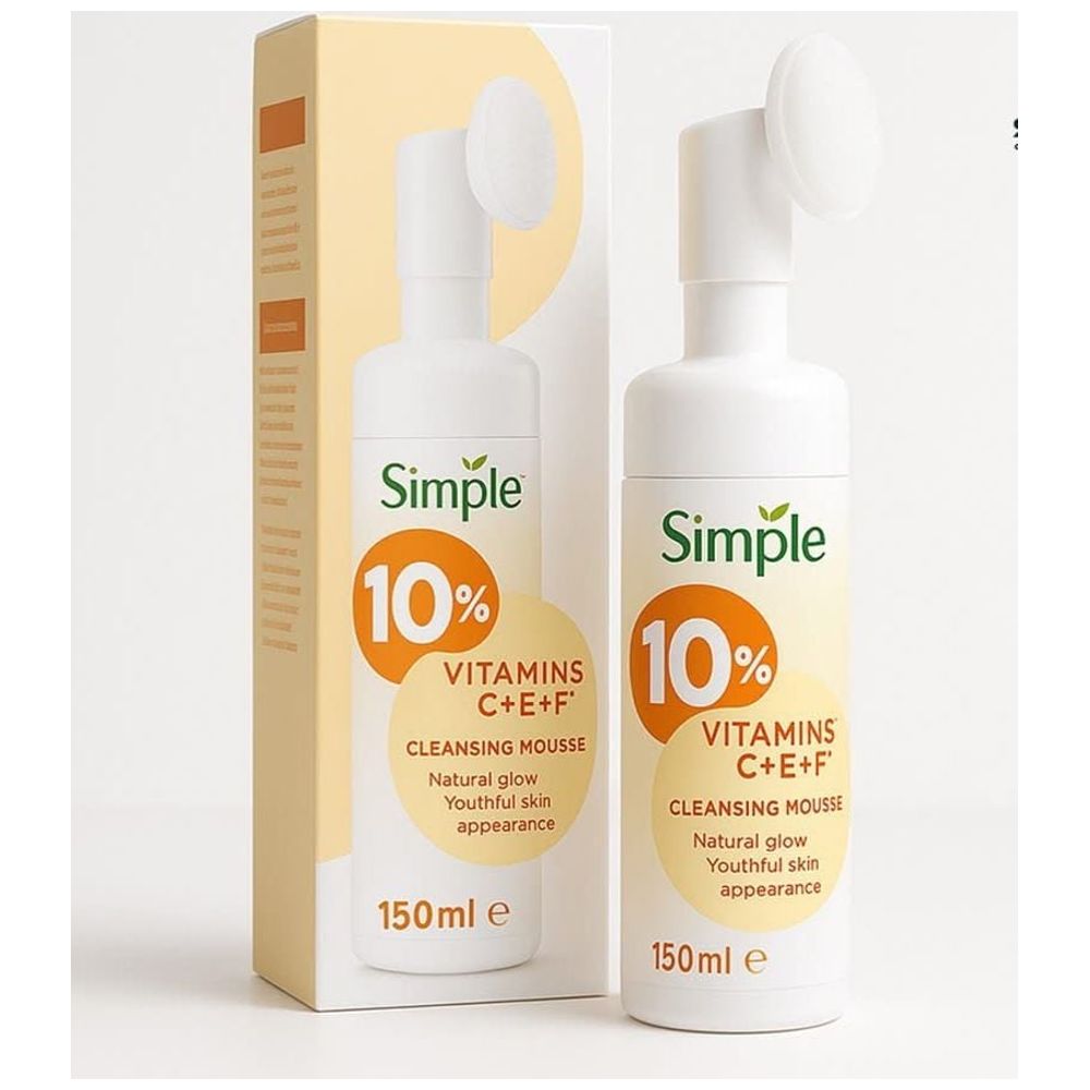 Simple Cleansing Mousse 10% Vitamins C+E+F, 150ml
