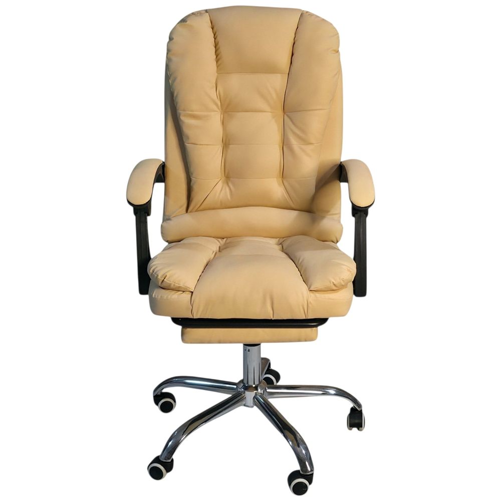 Veltrix VX C18 - Office Chair - Retractable Footrest - Beige