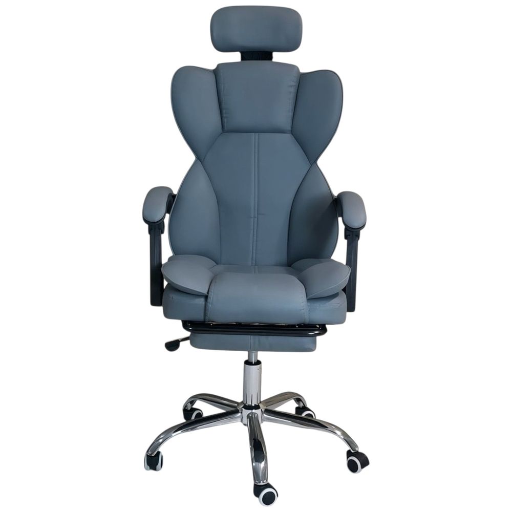 Veltrix VX C28 - Office Chair - Retractable Footrest - Gray