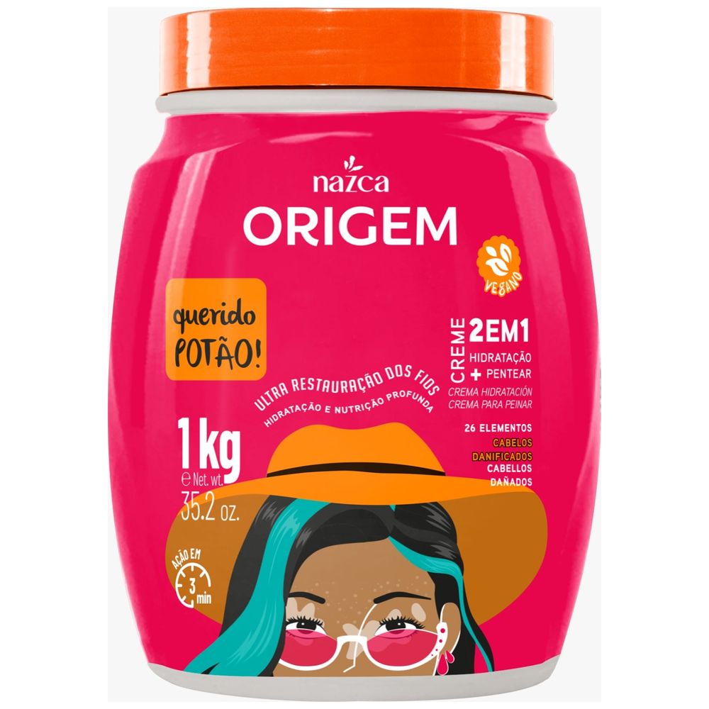 Nazca Nazca Origem Querido Potao 2-in-1 Hair Mask and Styling Cream - 1kg 1kg
