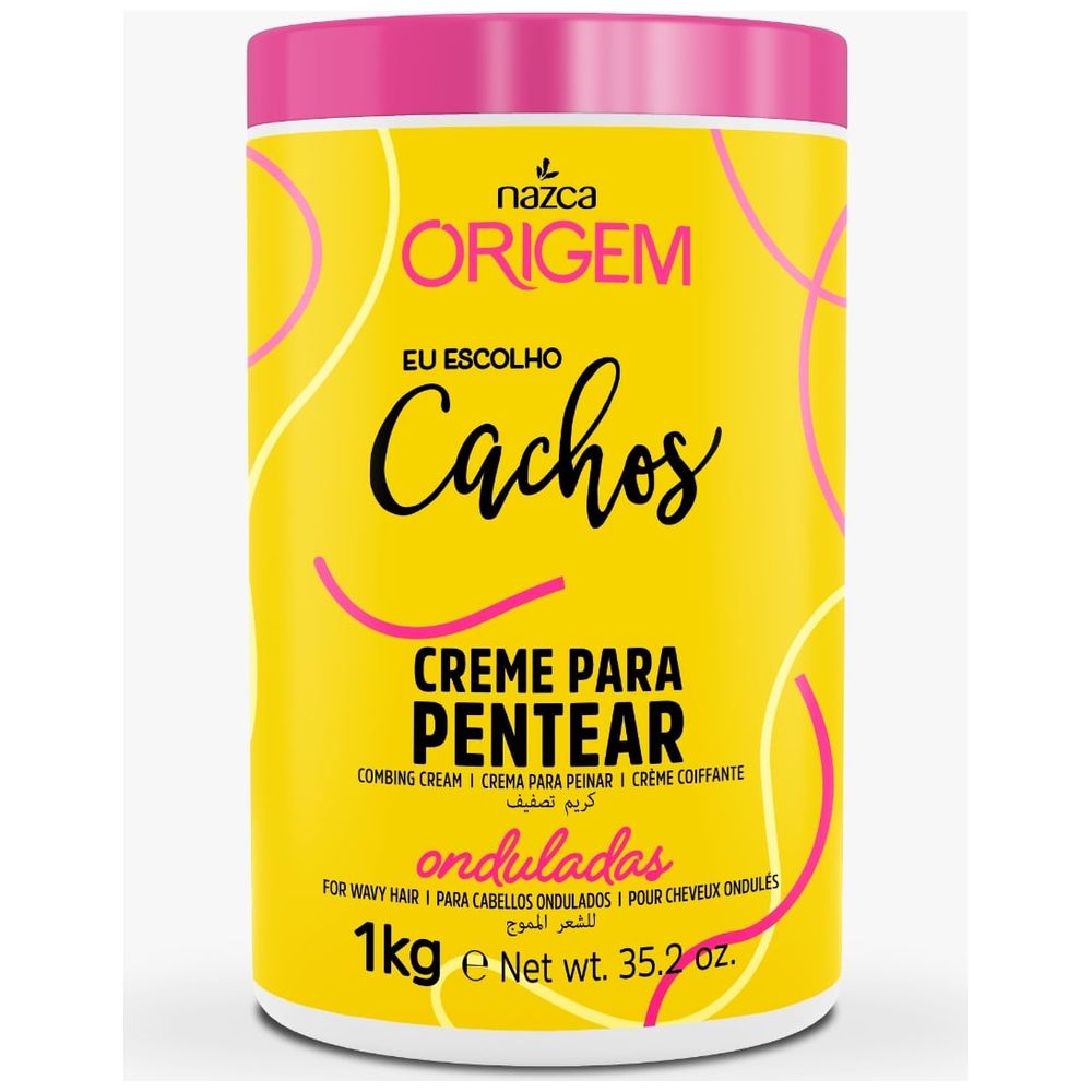 Nazca Nazca Origem 2-in-1 Leave-in Combing Cream, for Wavy Hair - 1kg 1kg