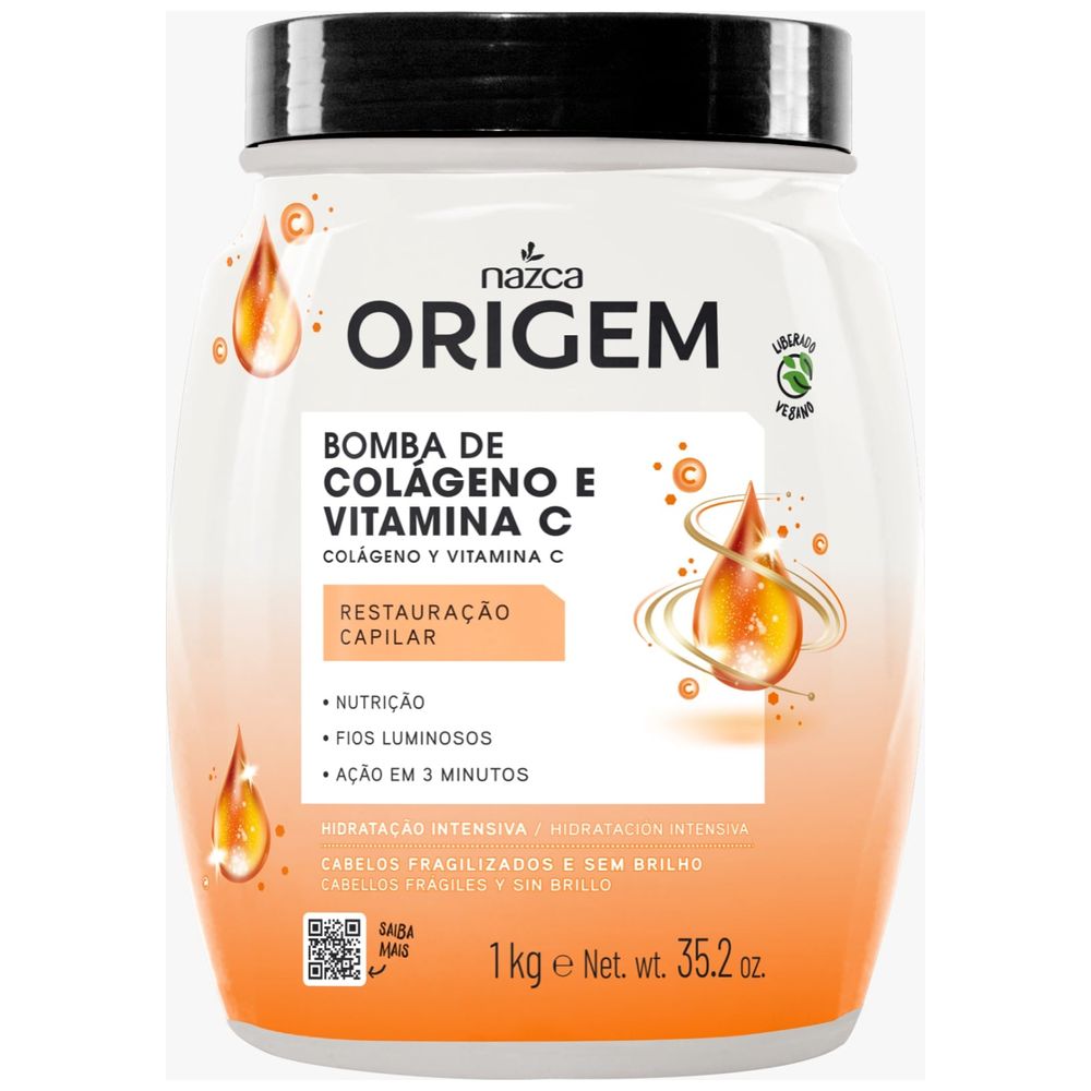 Nazca Nazca Origem Collagen and Vitamin C Hair Mask 1kg