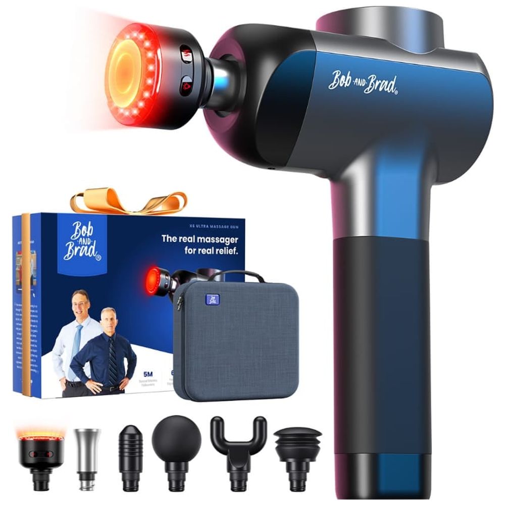Bob and Brad Massager - 3-in-1 Therapy - Infrared Heat - Titanium Head - X6 Ultra